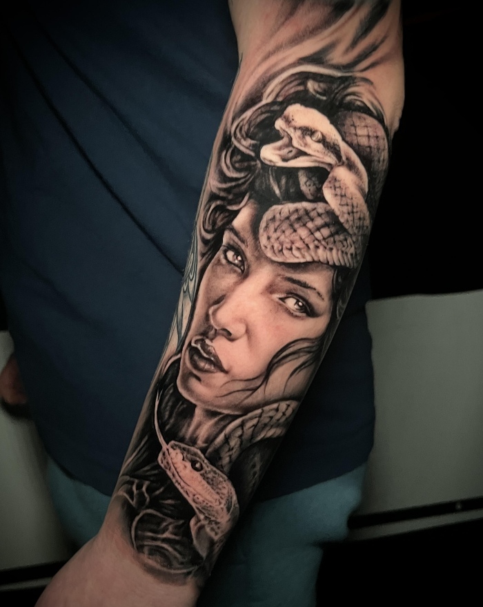 Gustavo Interview Medusa tattoo