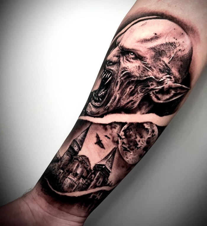 Gustavo Interview dracula tattoo