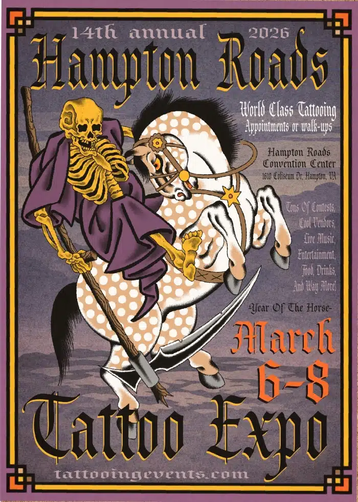 Hampton Roads Tattoo Festival #14 (2026) 6 March 2026