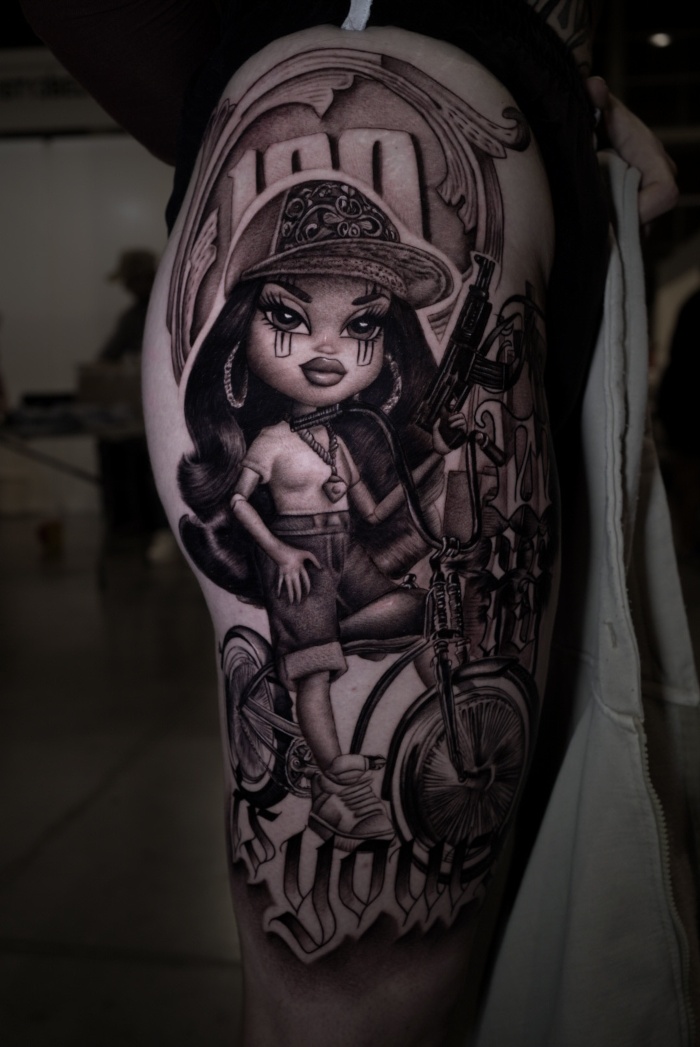 Maria Interview Brat doll tattoo