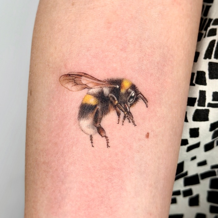 Noemy Cotardo Interview Bee tattoo