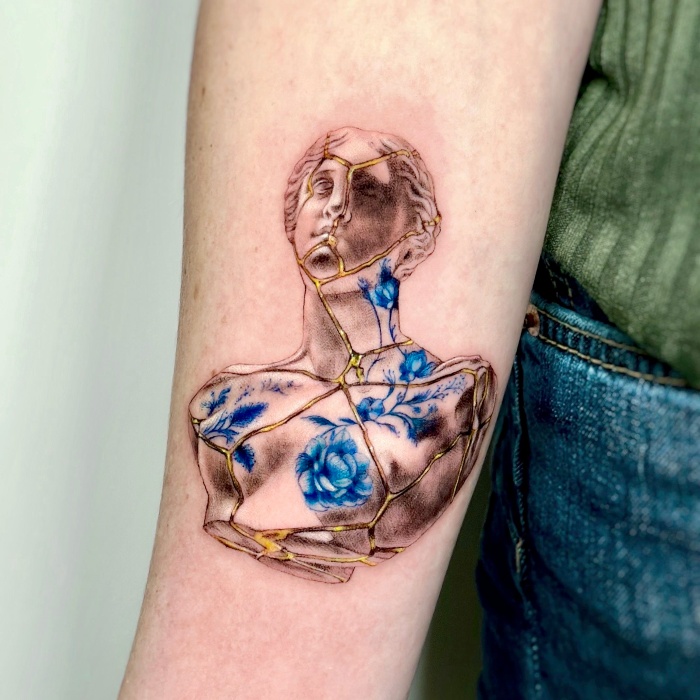 Noemy Cotardo Interview statue tattoo