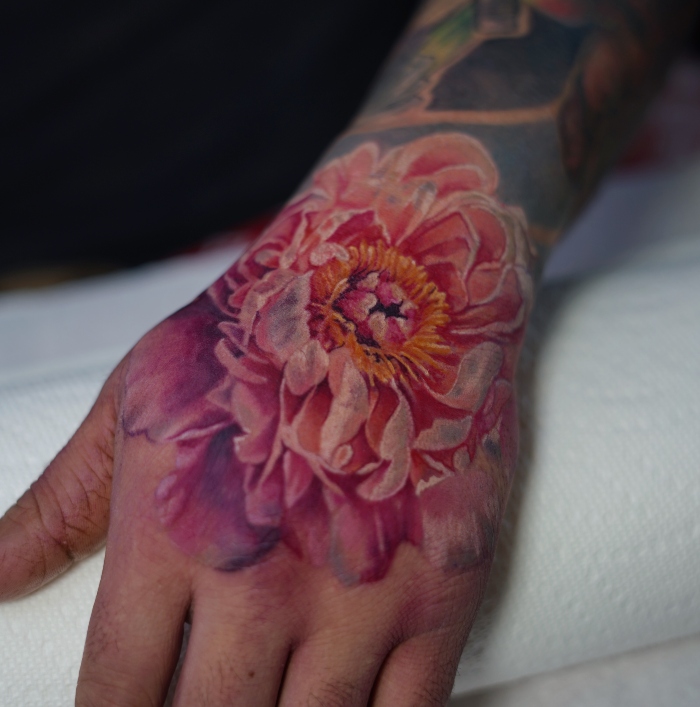 Silvia Silverio Interview Flower tattoo