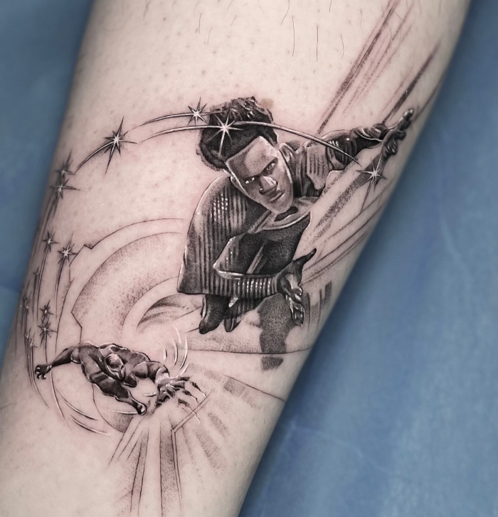 Wang Jun Interview spider tattoo