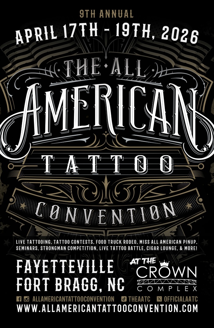 All American Tattoo Convention #9 (2026) All American Tattoo Convention #9 (2026) 17 April 2026