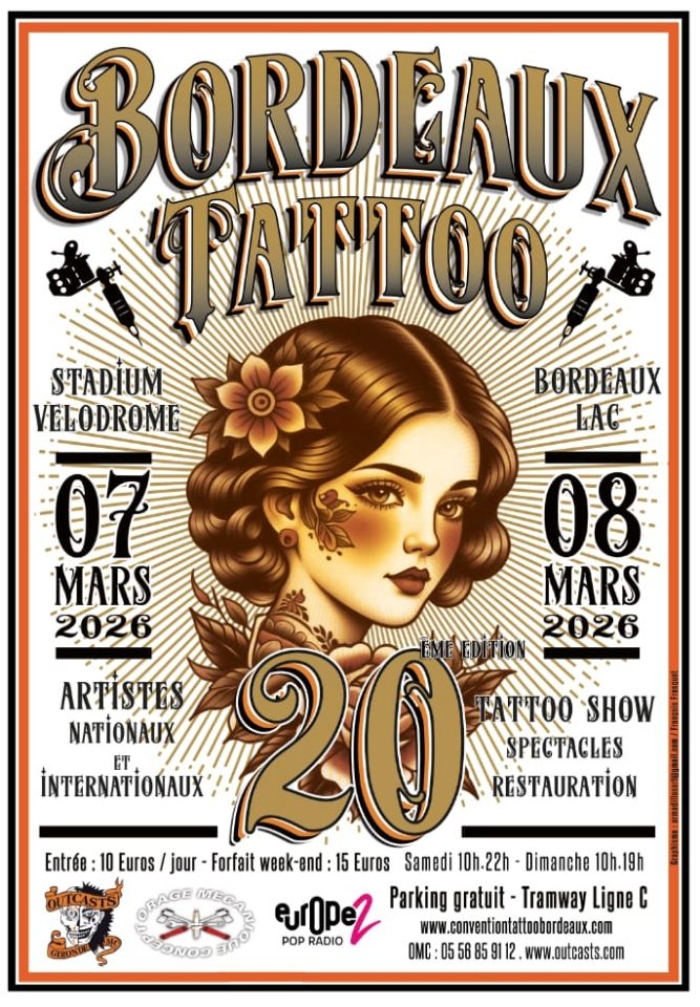 Bordeaux Tattoo Convention #20 (2026)