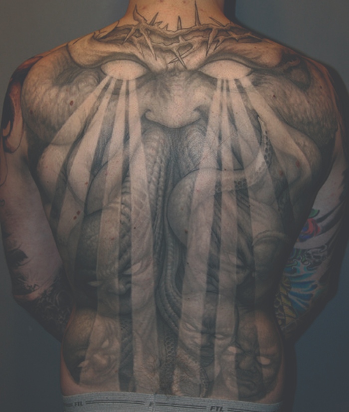 Paul Booth Interview full back tattoo