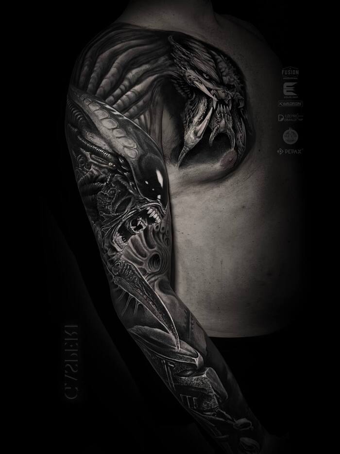 Gasperi Tattoo • Mastering Black & Grey Dark Themes from Florence 17 March 2025