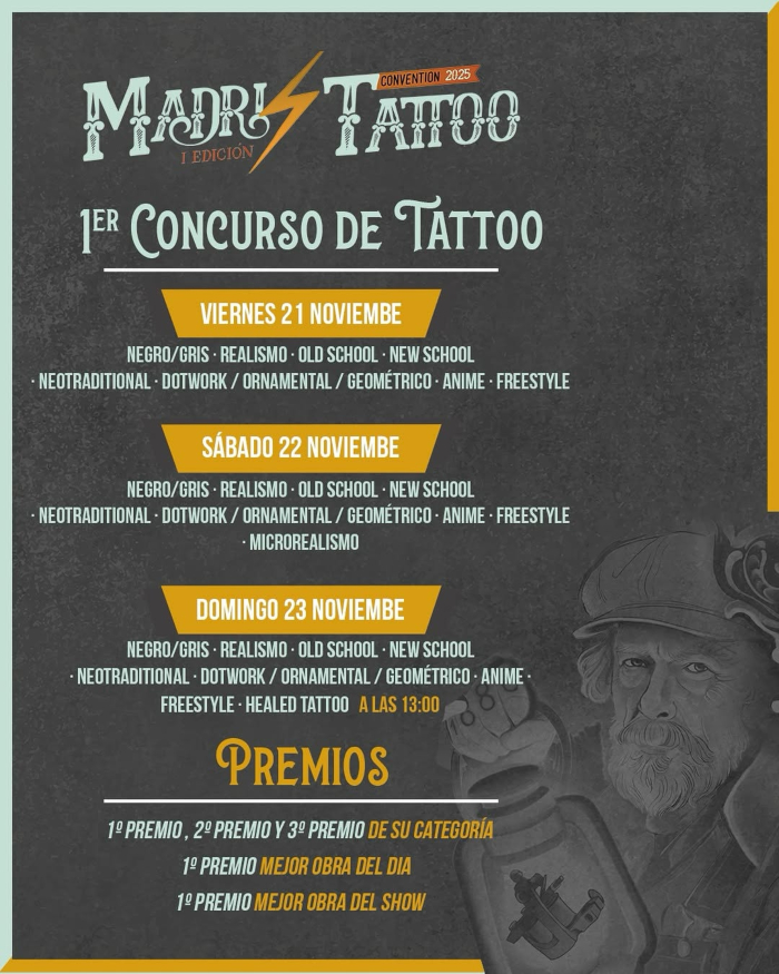 Madrid Tattoo Convention Madrid Tattoo Convention 21 November 2025