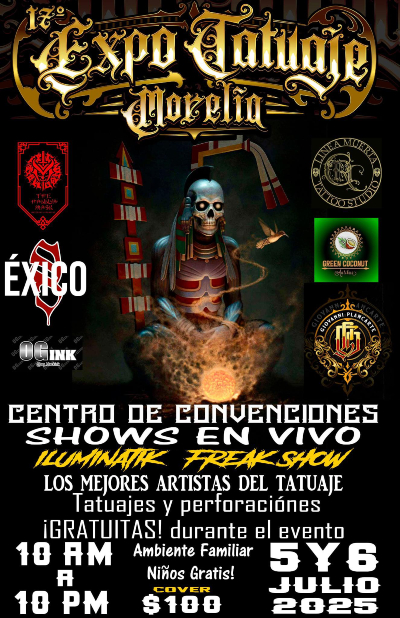 Morelia Tattoo Expo 5 June 2025