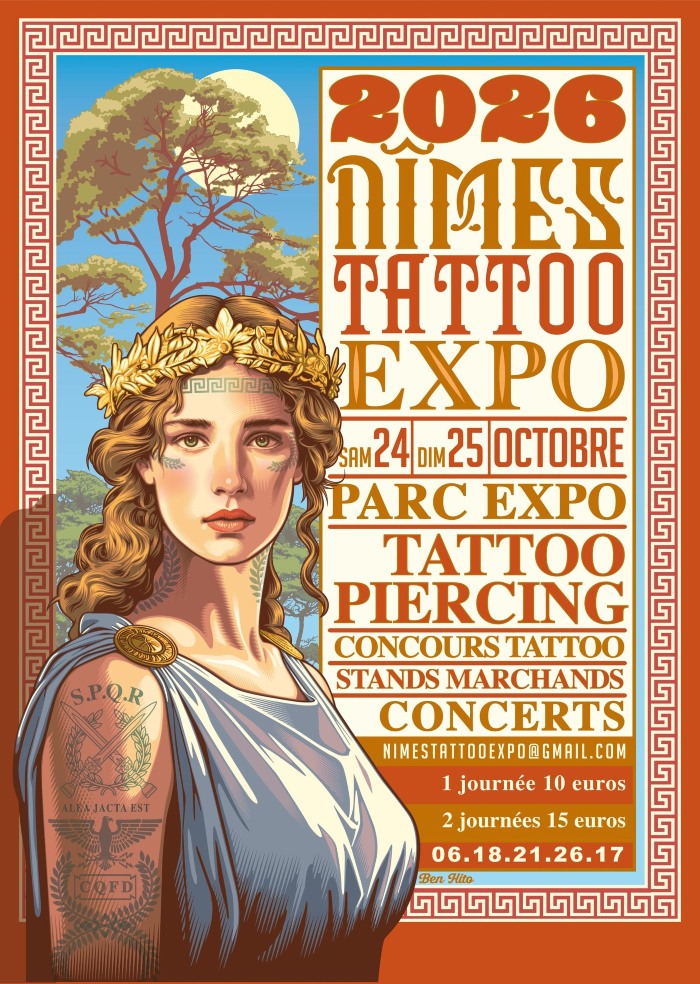 Nimes Tattoo Expo (2026) 24 October 2026