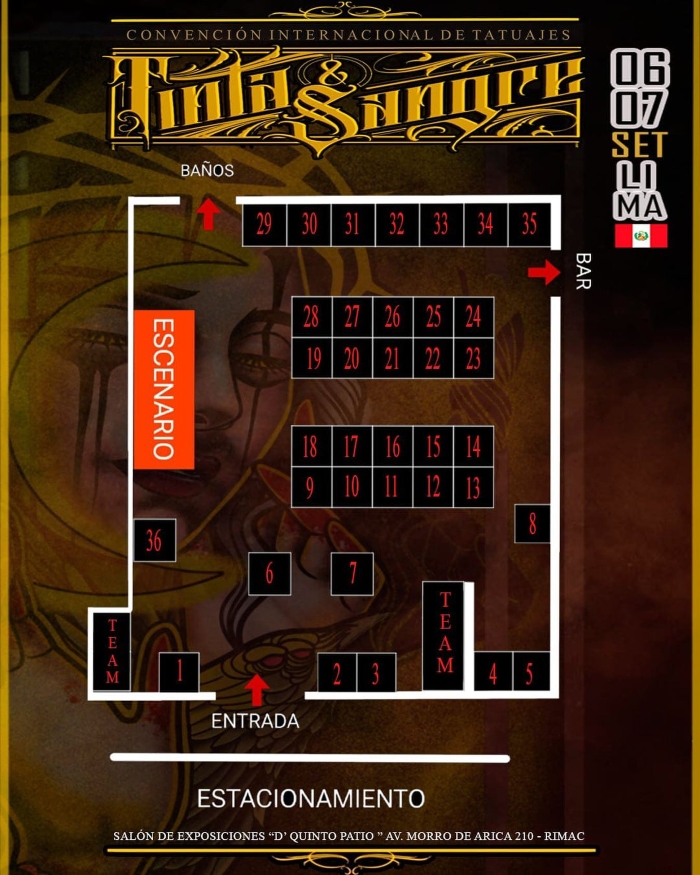 Tinta Y Sangre Tattoo Convention 6 September 2025