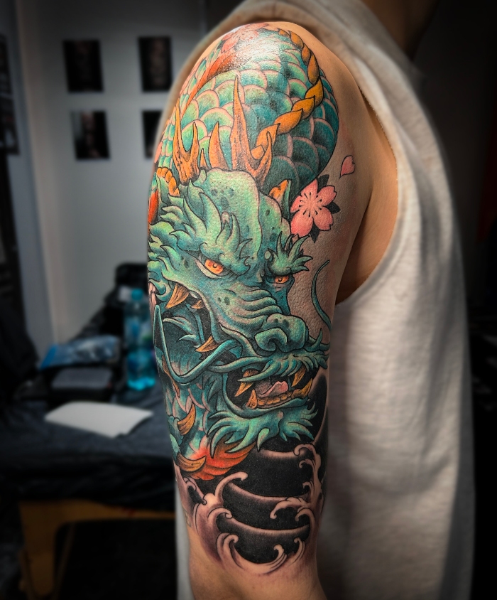 Kaorukel • Impact Color Tattoos, Influenced by Japanese Art & Anime 1 August 2025