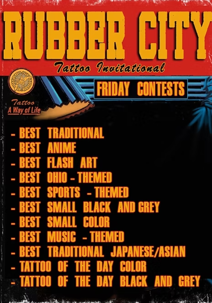 Rubber City Tattoo Invitational #4 Rubber City Tattoo Invitational #4 25 July 2025