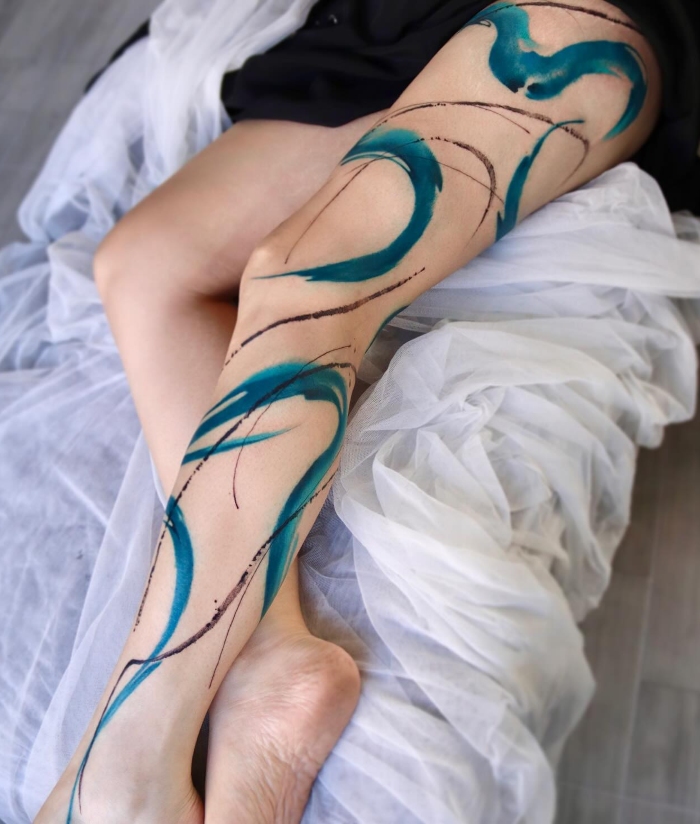 Abdullah Çelik • Crafting Stories on Skin with Abstract and Watercolor Ink 27 August 2025