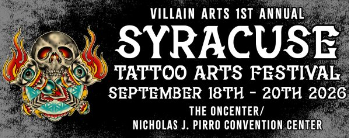 Syracuse Tattoo Arts Festival (2026) 18 September 2026