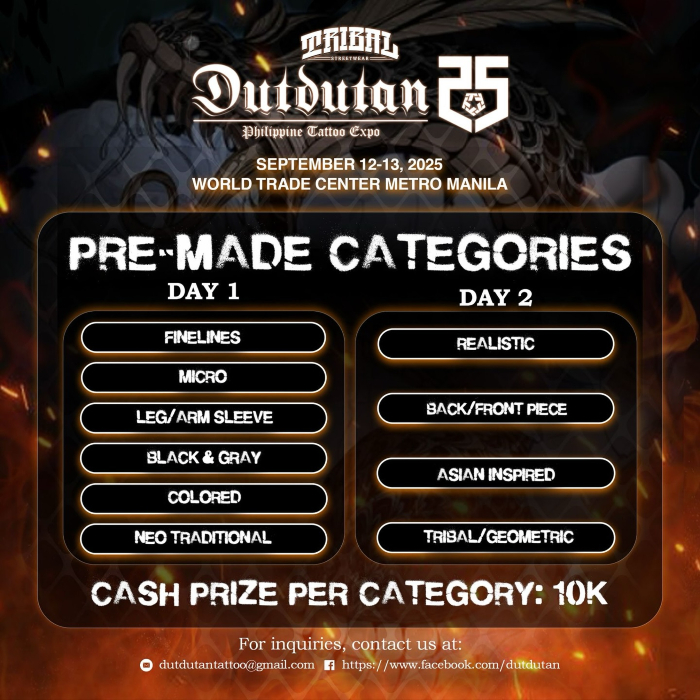 Dutdutan Tattoo Convention #25 12 September 2025
