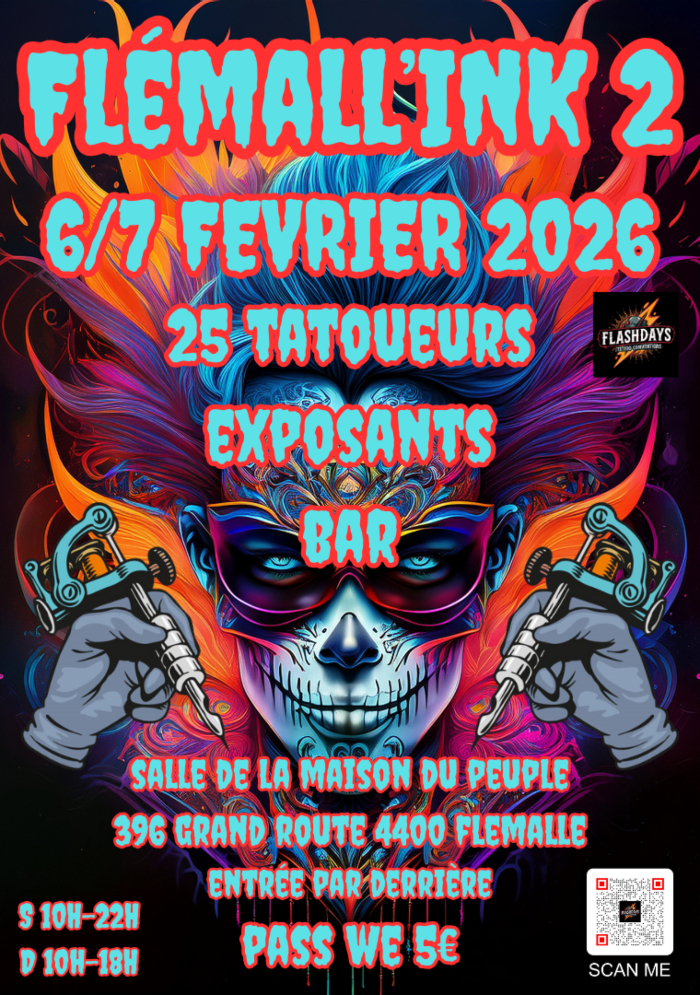 Flemall'ink Tattoo Convention #2 (2026) 7 February 2026