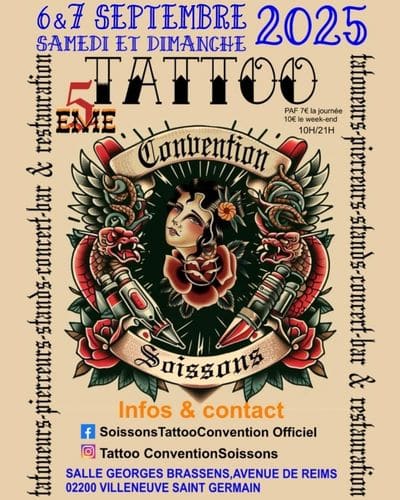 Soissons Tattoo Convention #5 5 September 2025