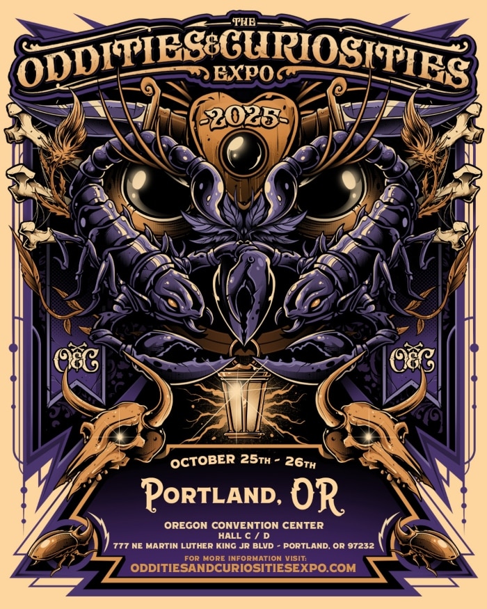 Oregon Oddities & Curiosities Expo 25 October 2025