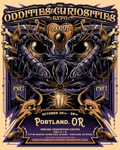 Oregon Oddities & Curiosities Expo 25 October 2025