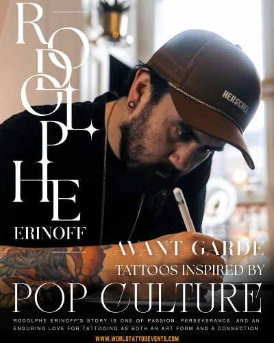 Rodolphe Erinoff • Avant-Garde Tattoos Inspired by Pop Culture