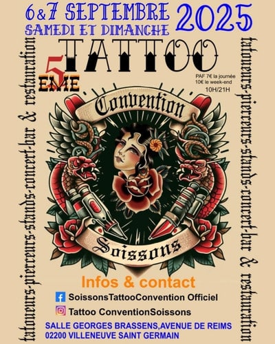 Soissons Tattoo Convention #5 5 September 2025