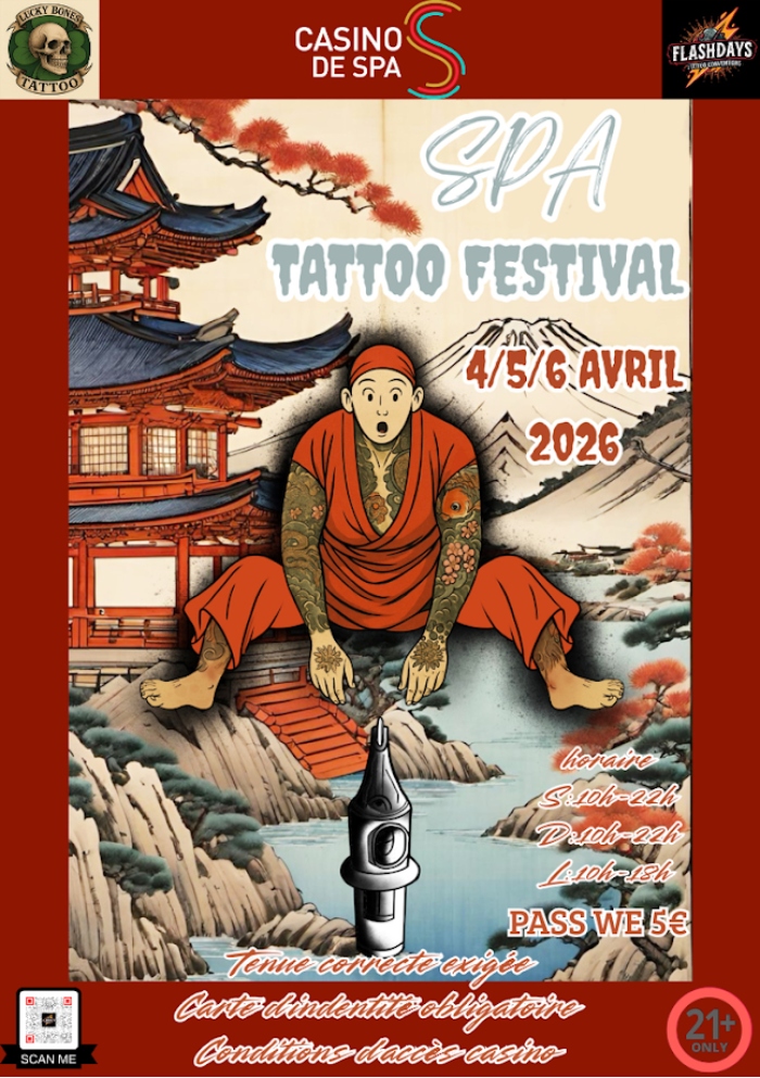 Spa Tattoo Festival (2026) 4 April 2026