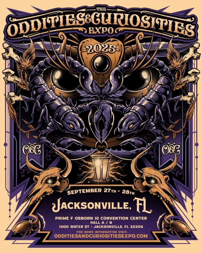The Jacksonville Oddities & Curiosities Expo 27 September 2025