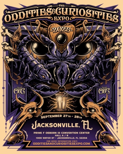 The Jacksonville Oddities & Curiosities Expo 27 September 2025