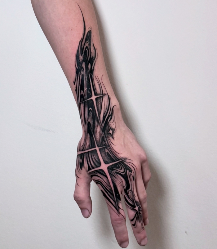 Vold • Abstract Blackwork Powered By Passion & Love 3 October 2025