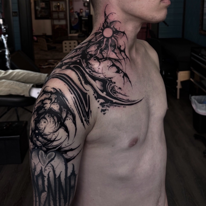 Vold • Abstract Blackwork Powered By Passion & Love 3 October 2025