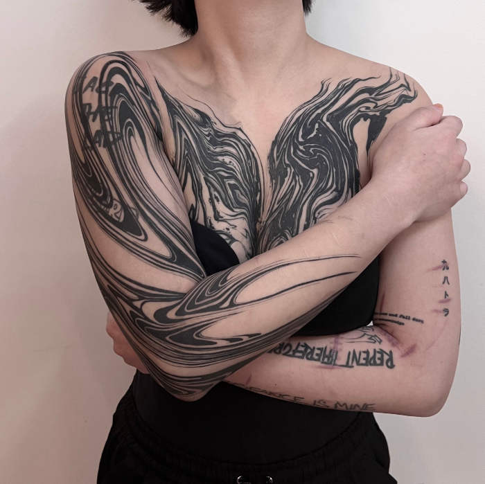 Vold • Abstract Blackwork Powered By Passion & Love 3 October 2025