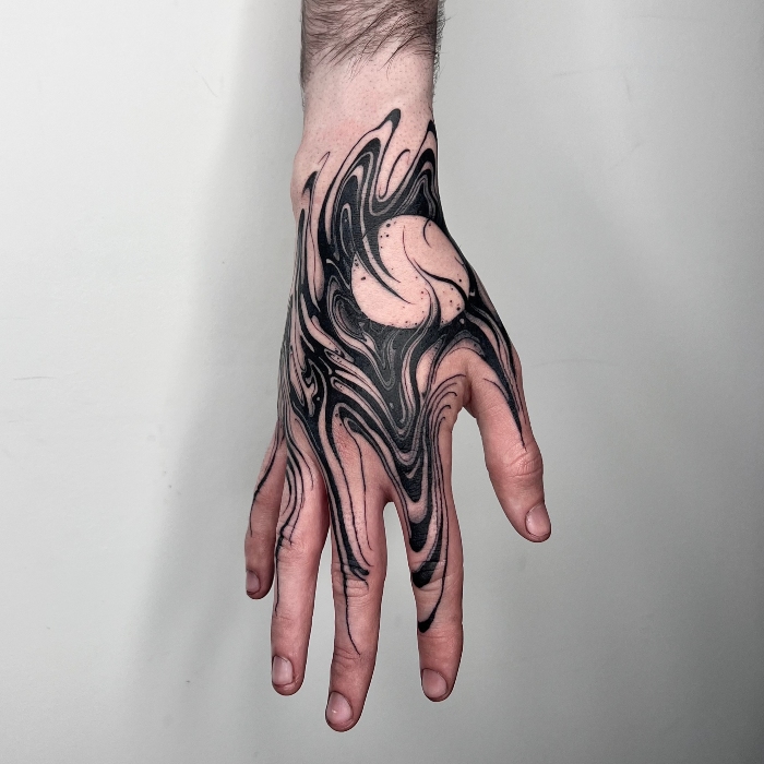 Vold • Abstract Blackwork Powered By Passion & Love 3 October 2025