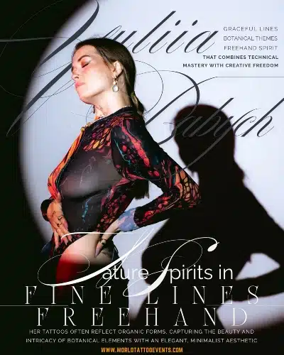 Yuliia Babych • Nature Spirits in Fine Lines & Freehand