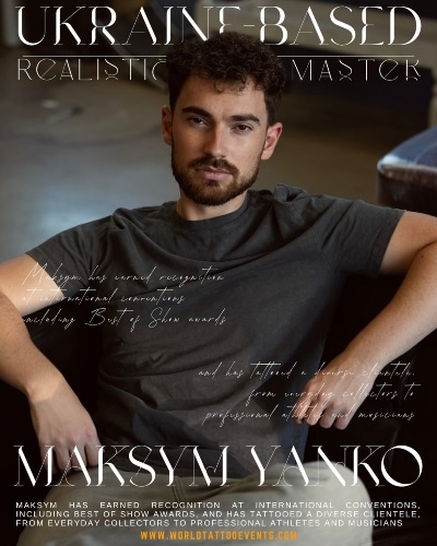 Maksym Yanko • Ukraine-Based Realistic Tattoo Master
