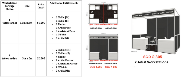 Singapore Ink Show 2025 booth