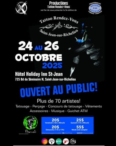 Tattoo Rendez-Vous Saint-Jean-Sur-Richelieu 2025 24 October 2025