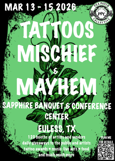 Tattoos Mischief & Mayhem Euless 13 March 2026