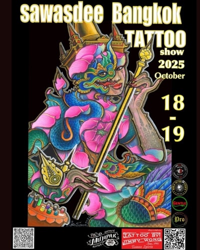 Sawasdee Bangkok Tattoo Show 18 October 2025