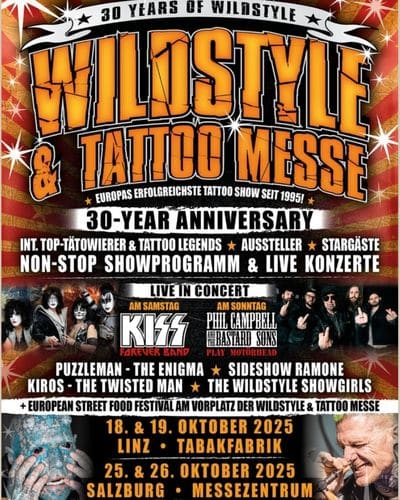 Wildstyle & Tattoo Messe Salzburg 25 October 2025