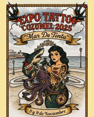 Cozumel Tattoo Expo 8 November 2025
