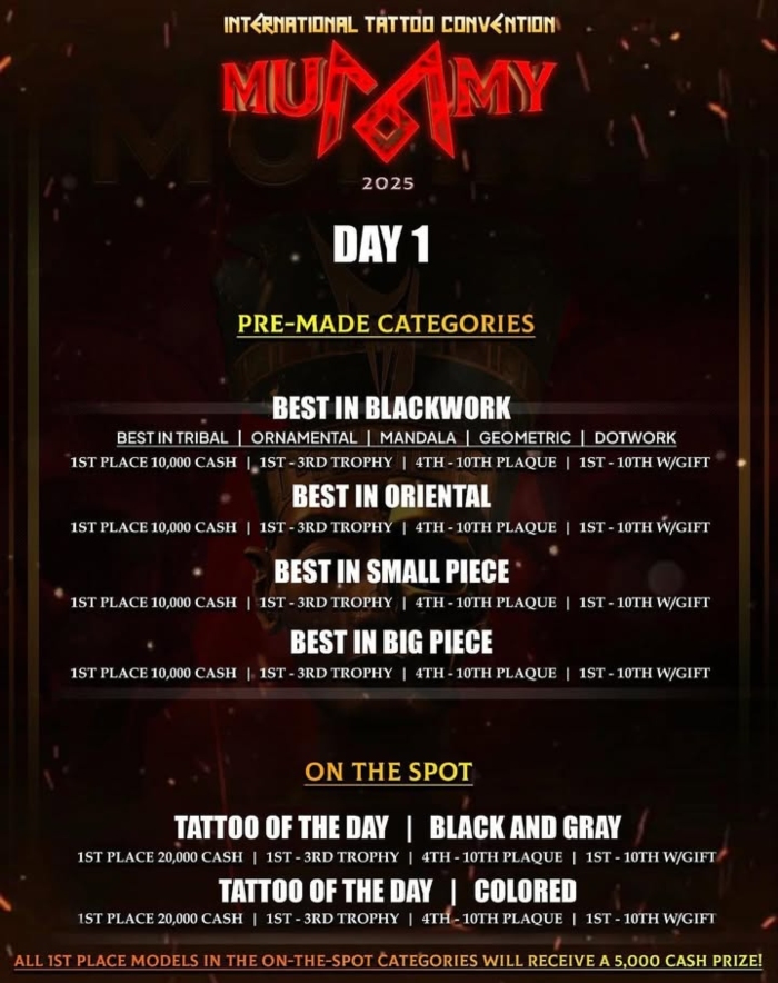 Mummy Tattoo Convention #2 Mummy Tattoo Convention #2 15 November 2025