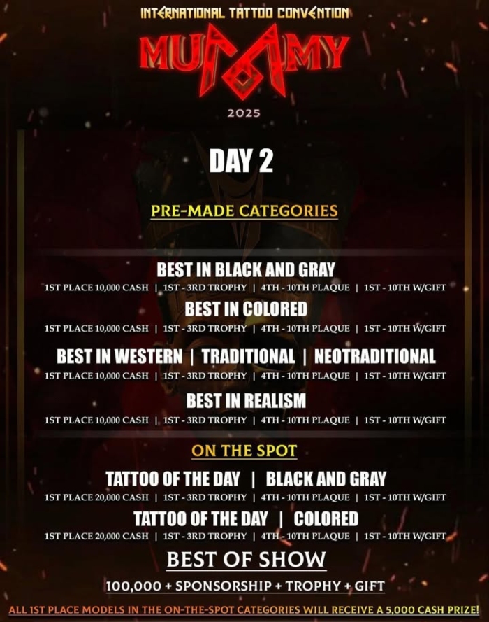 Mummy Tattoo Convention #2 Mummy Tattoo Convention #2 15 November 2025