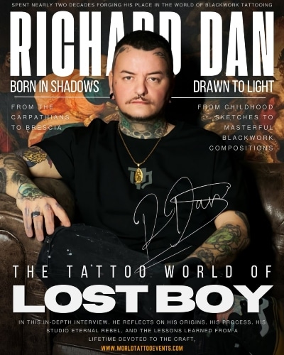 Richard Dan • Born in Shadows, Drawn to Light – The Tattoo World of Lost Boy
