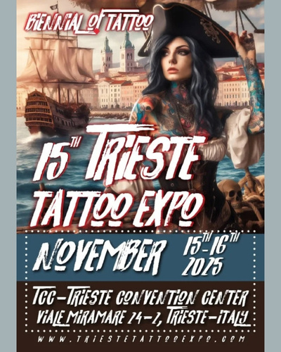 Trieste Tattoo Expo #15 15 November 2025
