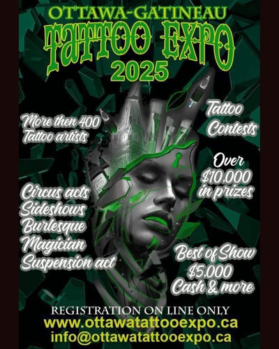 Ottawa Gatineau Tattoo Expo #17 7 November 2025