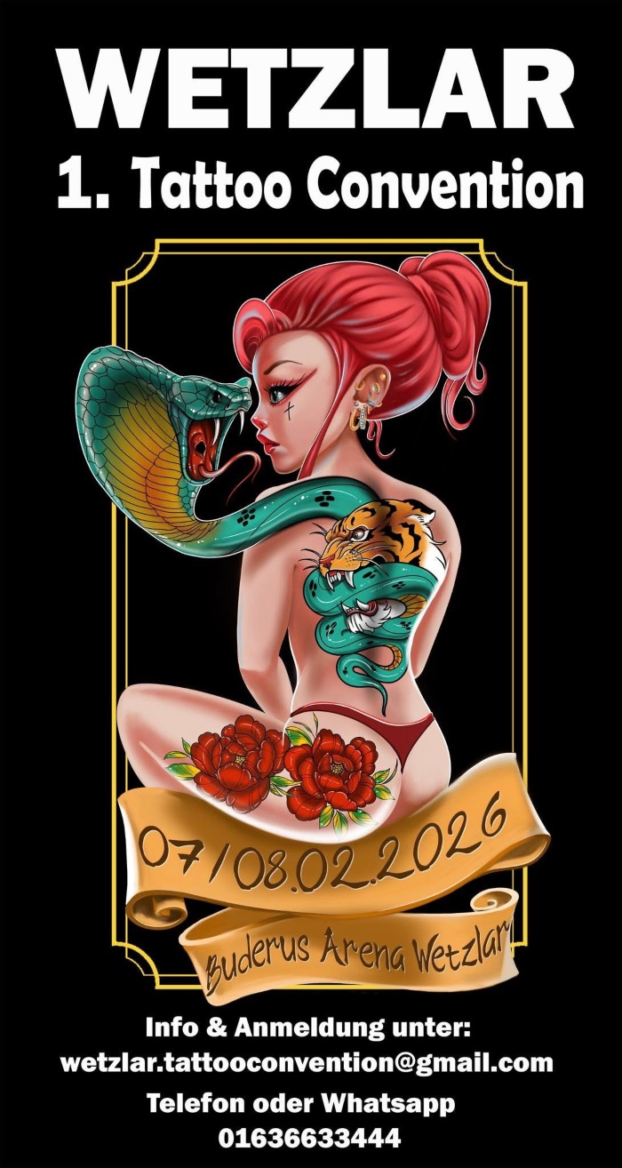 Wetzlar Tattoo Convention (2026) 7 February 2026