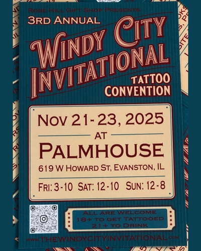 Windy City Invitational Tattoo Convention 21 November 2025