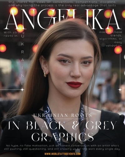 Angelika Steele • Ukrainian Roots in Black & Grey Graphics